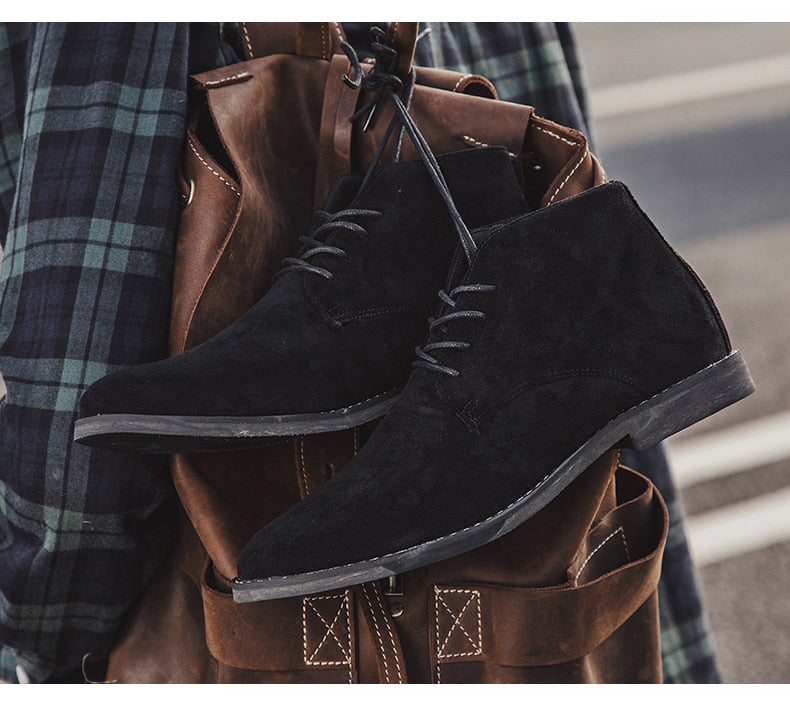 Mens Smart Suede Boots